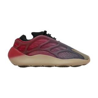 移动端、京东百亿补贴：adidas 椰子YEEZY潮流青少年休闲鞋GW1814粉色紫36.5 36.5 （拍大半码）