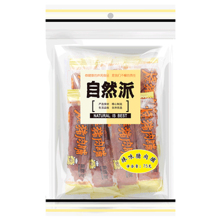 自然派 肉干肉脯 休闲零食 特产小吃 蜜汁猪肉脯 75g