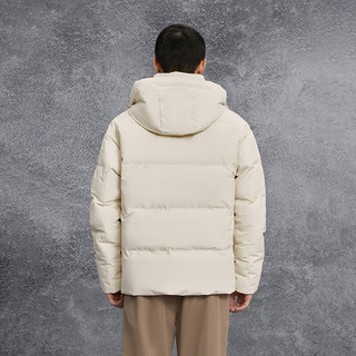 海澜之家 羽绒服男 三体联名系列 石墨烯保暖 米杏97 XL