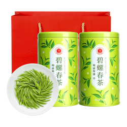艺福堂 2罐碧螺春特级绿茶浓香型明前茶叶自己喝嫩芽