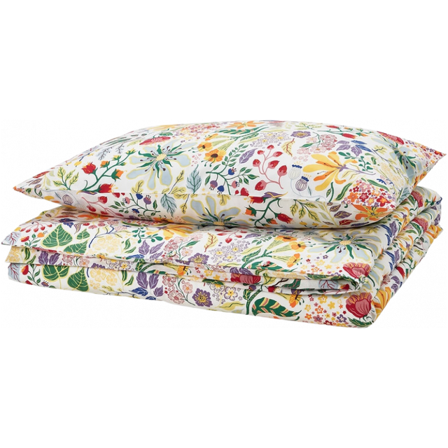 宜家 STRANDLUMMER斯丹鲁默被套枕套床上用品夏季床单三件套 被套和1枕套 1.5x2m