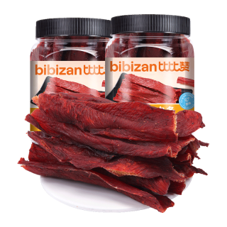 比比赞（BIBIZAN）风干鸡肉条鸡胸肉干500g原味解馋耐嚼休闲零食品鸡肉干肉脯即食 嚼劲十足【原味】 500g