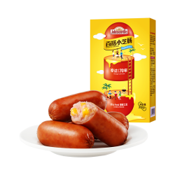 尊乐 百搭小芝肠350g 早餐肠 西餐食材 烧烤肠 火锅食材 肉肠 香肠