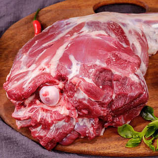  中农顺 鲜切 宁夏滩羊肉  【新鲜现切】宁夏滩羊后腿5斤 简装