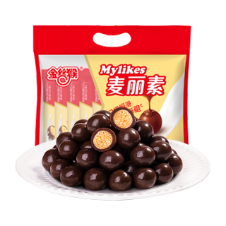 金丝猴 麦丽素 牛奶夹心巧克力豆 23g*10包/袋 休闲小零食 伴手礼礼物