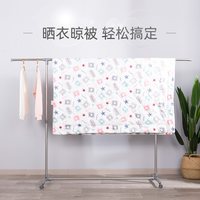 友利特 WG-0301D 置地晾衣架 中 灰色 长86-150CM 伸缩