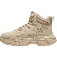 骆驼（CAMEL）运动男鞋厚底高帮秋冬加绒休闲棉鞋 X15C09L7005