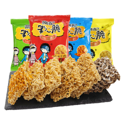 常记 掌心脆 干脆面 干吃面方便面整箱 混合口味巧克力味 网红小零食小吃