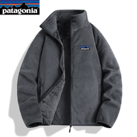 巴塔哥尼亚（Patagonia）秋冬季户外抓绒衣男女情侣加绒加厚外套摇粒绒保暖露营防寒夹克 男/
