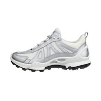 爱步（ECCO）女户外鞋网面透气越野跑鞋 健步BIOMC踪迹803223 51366-银色/白色 37