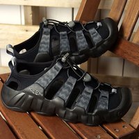 KEEN女士凉鞋UNEEK 3C休闲沙滩鞋1014099 SS16  7.5 (24.5cm) BLACK/STEEL-GREY