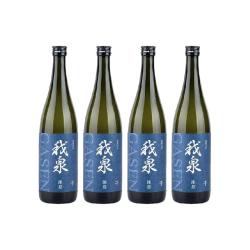 我泉 津岛千日式风味吟酿清酒720ml四支装清爽口感