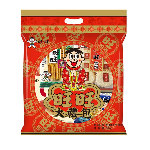 浪味仙 旺旺巨型零食大礼包年货节过年送礼仙贝雪饼整箱企业员工福利