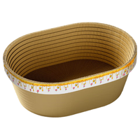 瓜洲牧浴缸猫抓板耐抓耐磨不掉屑猫爪窝瓦楞纸猫窝一体猫咪加深猫抓盆 【舒睡升级】椭圆大号60CM-深陷猫抓窝