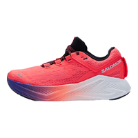 萨洛蒙（Salomon）男款 户外运动轻量舒缓减震跑步路跑鞋 AERO GLIDE 3 GRADIENT 霓虹红 479764 41 (UK7.5丨 41 1/ 3)