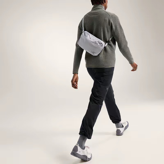 始祖鸟（ARC'TERYX）HELIAD 6L防泼水背包运动户外休闲拉链开合单肩斜挎腰包男女同款 隐秘灰 25*17*9cm 均码