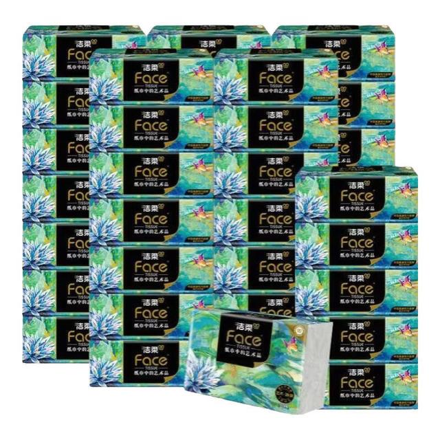 洁柔 艺术油画系列抽纸 4层80抽*48包