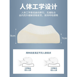  Nan ji ren/南极人 按摩舒颈 乳胶枕+枕套