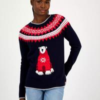 Women's Polar Bear Fair Isle Sweater