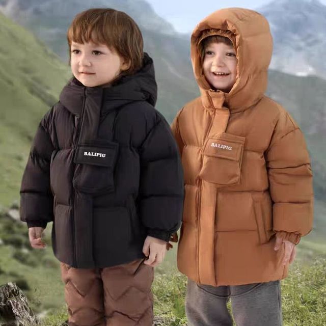 巴厘小猪 儿童加厚羽绒服三防冬装外套（3色可选）
