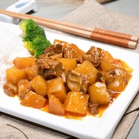 菜报告预制菜商用料理包盖浇饭外卖快餐速食煲仔半成品菜加热即食 香辣土豆牛肉 200g*10包