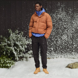 Timberland 男装羽绒服外套户外保暖防泼水面包服|A6NHQ A6NHQC39/皮革