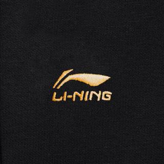李宁 LI-NING 儿童装卫衣男童运动休闲冬印花加绒保暖宽松上衣