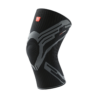 LI-NING 李宁 中性运动护膝 LDEQ858-1 黑色 XL 硅胶款