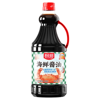 厨邦 酱油 海鲜酱油 一级生抽 鲜甜海鲜味 1.25L