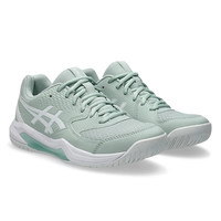亚瑟士(asics)网球鞋女D8G9R9RX耐磨运动鞋缓震专业训练FF3运动球鞋 1042A237-300 女款D8 灰绿 37.5 (235MM)