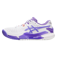 亚瑟士(asics)网球鞋女D8G9R9RX耐磨运动鞋缓震专业训练FF3运动球鞋 1042A220-401 女款FF3 蓝绿 36 (227.5MM)