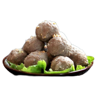 恋食记 潮汕牛肉丸1000g+潮汕牛筋丸1000g 火锅丸子 关东煮 纯牛肉