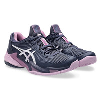 亚瑟士(asics)网球鞋女D8G9R9RX耐磨运动鞋缓震专业训练FF3运动球鞋 1042A220-500 女款FF3 暗紫 40 (252.5MM)
