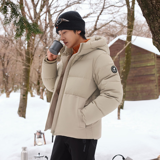 乐飞叶 LMJU5DH65 男士羽绒服