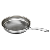 乐扣乐扣（LOCK&LOCK）三层钛锅家用不粘炒菜少油烟电磁炉灶通用含玻璃盖32cm CTW3201