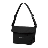 mont·bell 日本品牌男女同款斜挎包时尚通勤单肩包 1123900 黑色 BK 均码