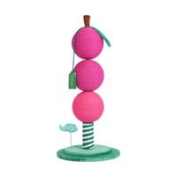 ZEZE杨梅猫抓柱猫爬架磨爪麻绳抓球耐抓耐磨不掉屑猫咪玩具用品