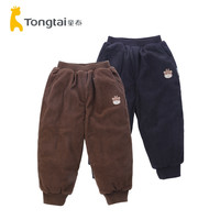 童泰 冬季儿童保暖夹棉裤1-4岁男女宝宝一条过冬外出加厚棉裤长裤