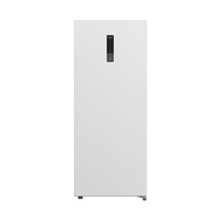 美菱172升立式家用冰箱冷柜风冷定频一级能效-32℃速冻电子控温彩钢面板BD-172WECX白 172L 【风冷无霜】立式精储
