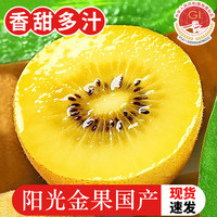 移动端、京东百亿补贴：帆儿庄园 黄心猕猴桃 单果50-70g 6枚