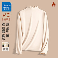  JEANSWEST/真维斯 双面绒 女士打底衫