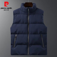 皮尔卡丹(pierre cardin)2025冬季新款男士马甲外套无袖棉衣保暖棉服背心坎肩男款 黑色 4XL