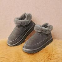 teenmix 【加厚毛绒】天美意25冬简约加绒雪地靴保暖休闲百搭女靴子
