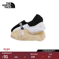 北面 户外袜子轻质柔软透气干爽舒适耐磨男女通用24春季|8ANZ ZSO/黑色/白色/卡其色 M