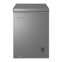 美的 100L小冰柜家用小型冷柜全冷冻冷藏两用单温减霜冰箱