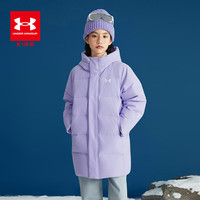 安德玛 儿童中长款保暖羽绒服