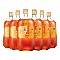 和酒 大开福五年陈黄酒 1L*6瓶