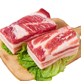 雏牧香 黑猪五花肉4斤 烤肉烧烤食材 生态土猪肉 猪肉 生鲜 源头直发