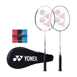 YONEX 羽毛球拍碳素一体拍子两支装耐用型yy双拍套装