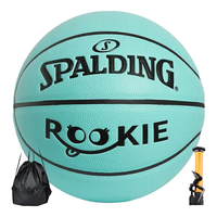 SPALDING 斯伯丁 篮球五号青少年系列篮球薄荷绿儿童室内外通用防滑耐磨5号